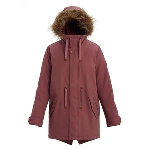 NEW Burton saxton parka rose brown - medium